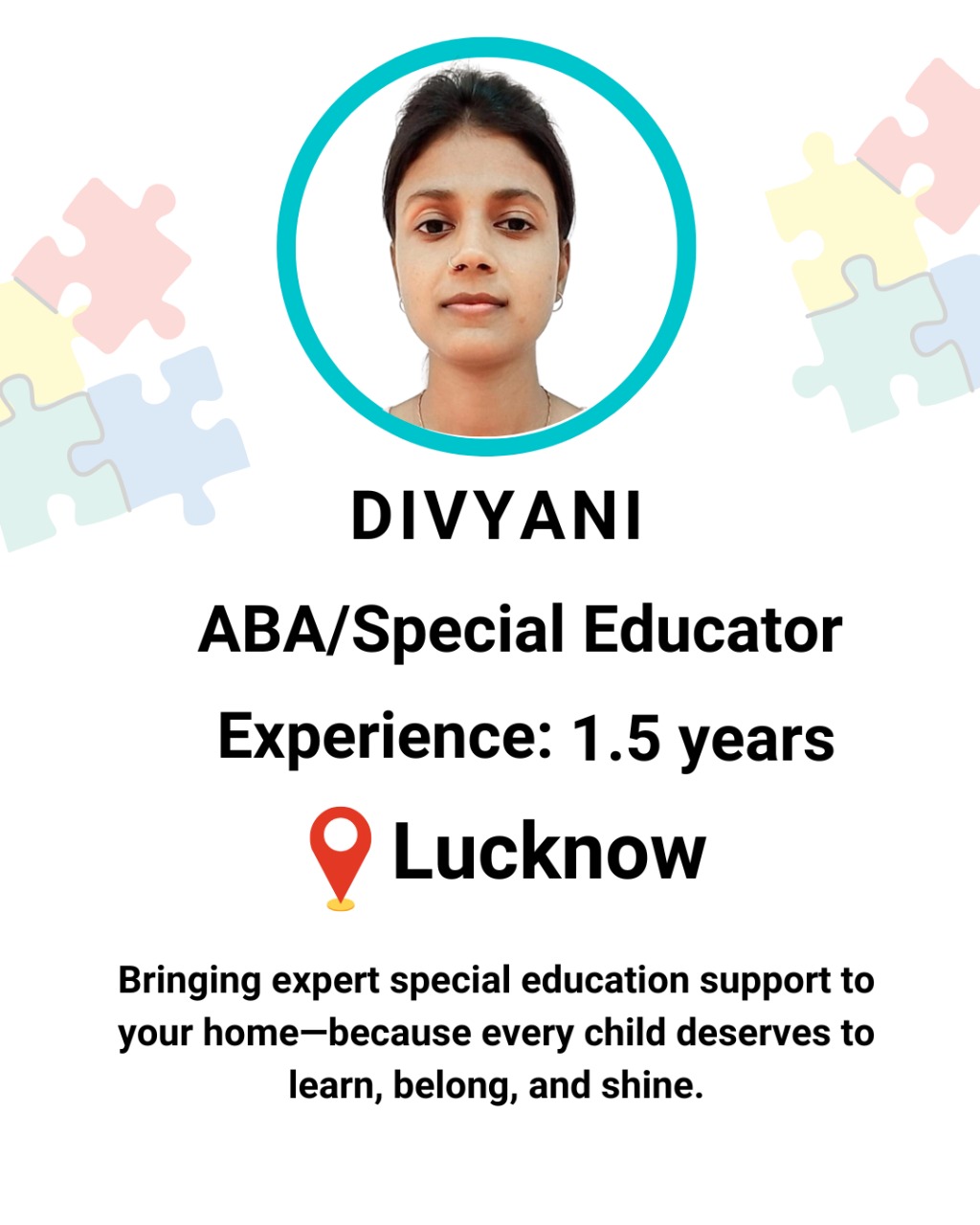 Divyani Kumari - Special Educator